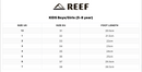 Reef Kids Fanning Black Silver