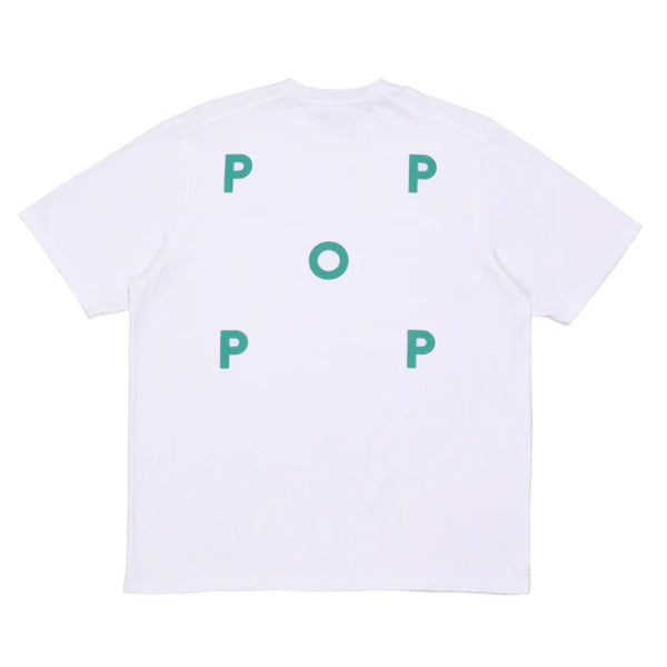 Bestel de Pop Trading Company logo t-shirt white peacock green snel, gemakkelijk en veilig bij Revert 95. Check onze website voor de gehele Pop Trading Company collectie of kom gezellig langs bij onze winkel in Haarlem.