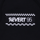 Revert 95 Checkerboard Box Logo Hoodie Black