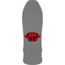 Powell Peralta Geegah Skull & Sword  Skateboard Deck Silver Shape voorkant