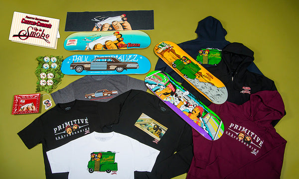 Primitive Skateboards x Cheech & Chong