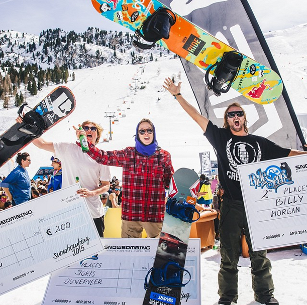 Joris wint Snowbombing Pro Comp