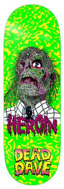 Heroin Dead Dave Dead Head Skateboard Deck foto 1