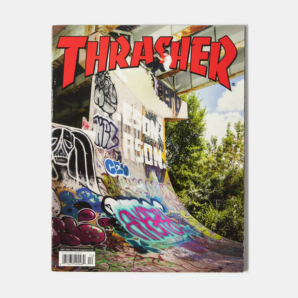 Thrasher Magazine December 2025 Issue 545 – skateboard magazine met interviews, fotografie en skate culture