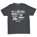 Quasi Skateboards Formats Tee in Black, midweight 100% katoenen T-shirt met Formats graphic op de voorkant, regular pasvorm, verkrijgbaar bij Revert 95 Haarlem