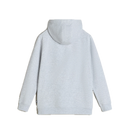 Vans Blocked Box Full Zip Hoodie Light Grey Heather – lichtgrijze hoodie met ritssluiting, capuchon en Vans Box-logo