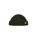 Obey Micro Beanie Kombu Green – donkergroene micro beanie met subtiel Obey-logo op de omslag