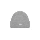 Obey Future Beanie Heather Grey – grijze gebreide beanie met Future-logo patch op de omslag