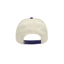 Obey Ranch 5 Panel Snapback in Royal Blue Multi, 100% cotton twill structured high profile 5-panel baseball cap met precurved brim snapback closure en Obey art embroidery op de voorkant in royal blue multi colorway, verkrijgbaar bij Revert 95 Haarlem