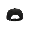Obey Effect Nylon 6 Panel Cap in Black, 100% nylon low profile unstructured 6-panel strapback met soft flat brim buckle back web closure en Obey art label op de voorkant one size fits most, verkrijgbaar bij Revert 95 Haarlem