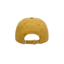 Obey Pigment Top Secret 6 Panel Cap Mustard Multi, klassieke 6-panel cap van 100% cotton met pigment dye afwerking, one size, verkrijgbaar bij Revert 95 Haarlem