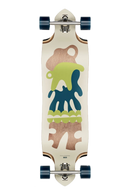 Globe Geminon Micro-Drop Dawn – micro-drop longboard met 8-laags esdoorn, Dawn-graphic, Tensor 180mm trucks en 69mm wielen