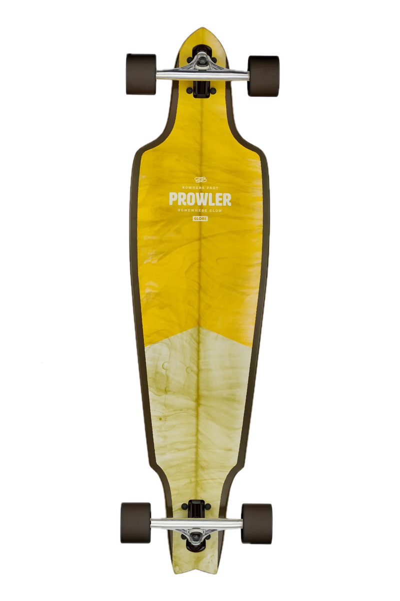 Globe Prowler Classic Somewhere Fast – drop-through longboard van 8-laags esdoorn met Somewhere Fast-graphic, Tensor-trucks en 69mm wielen