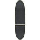 Globe Eggy Off White The Lot Cruiser 8.625 inch, Resin-7 hard rock maple egg shape cruiser complete met mellow concave medium nose en tail kick 5.25 inch Tensor alloy trucks 55mm 101a Conical wielen Globe ABEC-7 lagers split black griptape en paint-dipped off white deck met Egg With The Lot artwork 31.75 inch lang wheelbase 14.125 inch, verkrijgbaar bij Revert 95 Haarlem