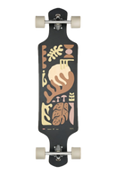 Globe Geminon 37.5 Arid – drop-through longboard van 8-laags esdoorn met Arid-graphic, Tensor 180mm trucks en 69mm wielen