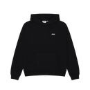 Obey Intercontinental Extra Heavy Hood, extra heavyweight fleece hoodie van 70% cotton 30% polyester met screen print op borst en achterkant, verkrijgbaar in Ash Grey en Black, relaxed fit, maten S-XXL, verkrijgbaar bij Revert 95 Haarlem