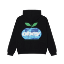 Obey Intercontinental Extra Heavy Hood, extra heavyweight fleece hoodie van 70% cotton 30% polyester met screen print op borst en achterkant, verkrijgbaar in Ash Grey en Black, relaxed fit, maten S-XXL, verkrijgbaar bij Revert 95 Haarlem