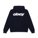 Obey League Hood in de kleuren Ash Grey en Total Eclipse, verkrijgbaar bij Revert 95 Haarlem