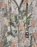 Obey Post Zip Hood in de kleuren Dusty Total Eclipse en Dusty Vintage Wood Camo, verkrijgbaar bij Revert 95 Haarlem