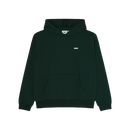 Obey Bold Icon Extra Heavy Pullover Green Gables, extra heavyweight fleece hoodie van 70% cotton 30% polyester met geborduurd logo op de borst en screen print op de achterkant, relaxed fit, maten XS-XXL, verkrijgbaar bij Revert 95 Haarlem