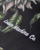 Loser Machine Hawkmoth Short, 90% polyester 10% spandex printed stretch volley short met all over Hawkmoth graphic side seam pockets back patch pocket en LMC woven label branding, verkrijgbaar bij Revert 95 Haarlem