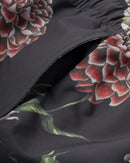 Loser Machine Hawkmoth Short, 90% polyester 10% spandex printed stretch volley short met all over Hawkmoth graphic side seam pockets back patch pocket en LMC woven label branding, verkrijgbaar bij Revert 95 Haarlem