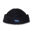 KAVU Fur Ball Beanie in de kleuren Moonless Night, Wax Paper en Soft Sage, verkrijgbaar bij Revert 95 Haarlem