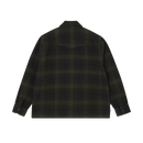 Obey Willie Zip Shirt Jacket Rosin Multi, ongevoerde overshirt van 100% cotton met metalen rits, drukknoop borstzakken en on-seam zijzakken, relaxed fit, verkrijgbaar bij Revert 95 Haarlem