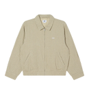 Obey Luther Blouson Jacket in Abbey Stone Multi, fully lined blouson jacket met metal zipper welt pockets adjustable cuffs en elasticated hem in regular fit in gedempte steenkleur, verkrijgbaar bij Revert 95 Haarlem