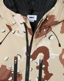 Obey Noctrax Puffer Jacket in de kleuren Black en Desert Camo, verkrijgbaar bij Revert 95 Haarlem