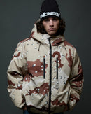 Obey Noctrax Puffer Jacket in de kleuren Black en Desert Camo, verkrijgbaar bij Revert 95 Haarlem