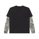 Obey Post 2fer Long Sleeve T-shirt in de kleur Dusty Black Limo Multi, verkrijgbaar bij Revert 95 Haarlem