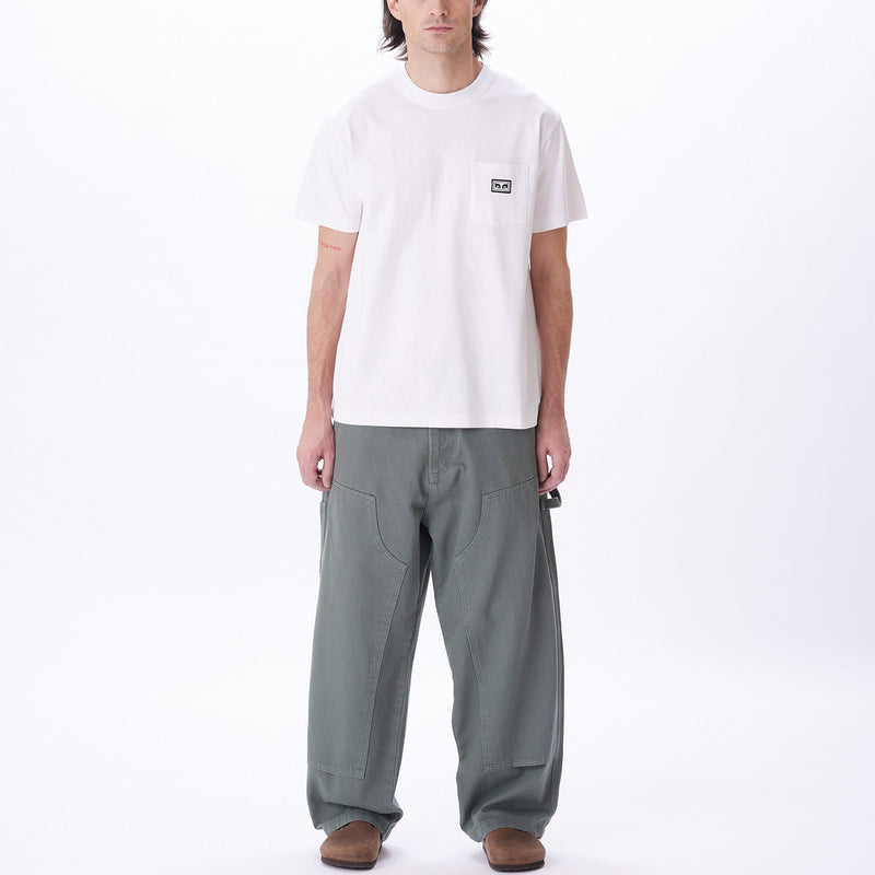 Established works eyes pocket t-shirt White