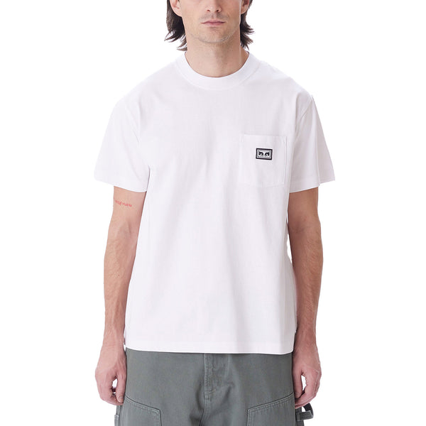 Established works eyes pocket t-shirt White