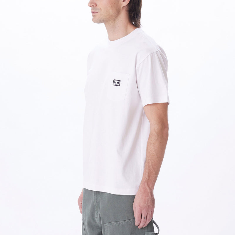 Established works eyes pocket t-shirt White