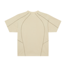 Obey Contrast Stitch Tee Silver Birch, t-shirt van 100% cotton met rib neckband, contraststiksels en geborduurde Obey branding, relaxed fit, maten S-XXL, verkrijgbaar bij Revert 95 Haarlem