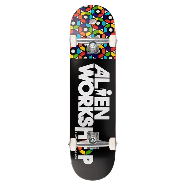Alien Workshop Filmworks Complete – compleet skateboard met Filmworks graphic, trucks, wielen, lagers en gratis griptape