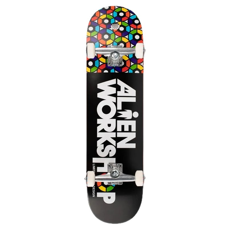Alien Workshop Filmworks Complete – compleet skateboard met Filmworks graphic, trucks, wielen, lagers en gratis griptape