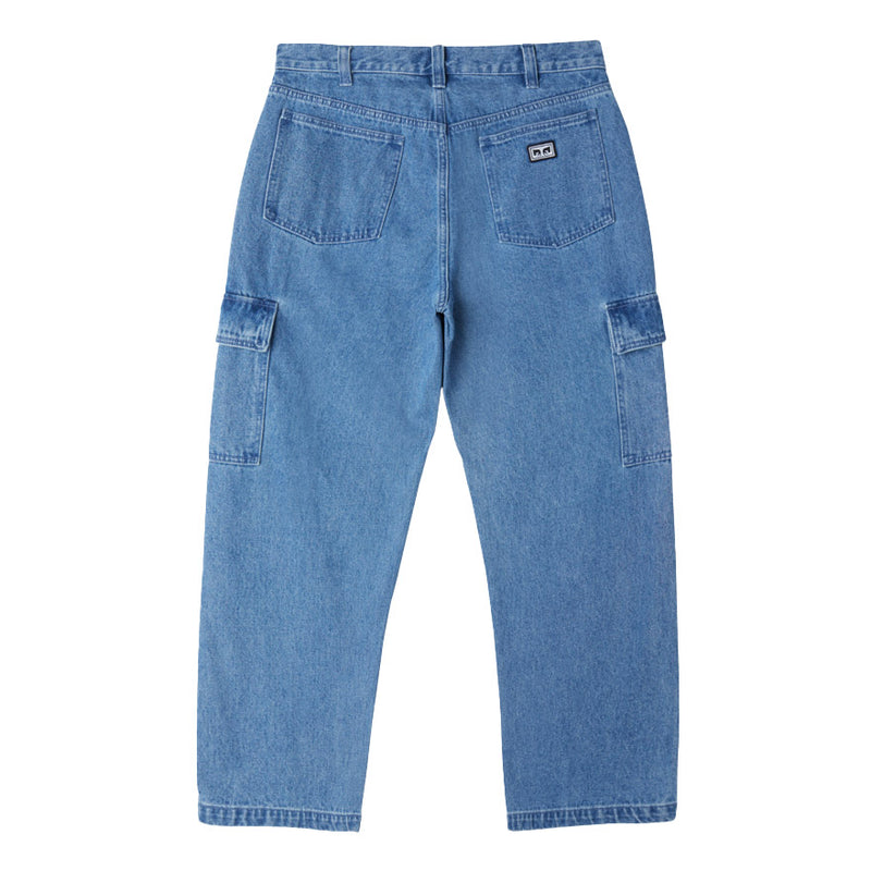 Bestel de Obey Big wig cargo denim pant Light indigo snel, gemakkelijk en veilig bij Revert 95. Check onze website voor de gehele Obey collectie, of kom gezellig langs bij onze winkel in Haarlem.]