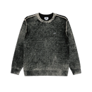 Obey Spray Effect Sweater in de kleur Dark Black Multi, verkrijgbaar bij Revert 95 Haarlem