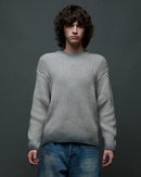 Obey Ian Faded Wash Sweater in de kleur Grey Faded Wash, verkrijgbaar bij Revert 95 Haarlem