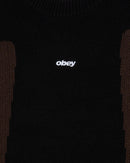Obey Brann Sweater in de kleur Digital Black Multi, verkrijgbaar bij Revert 95 Haarlem