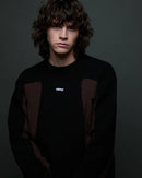 Obey Brann Sweater in de kleur Digital Black Multi, verkrijgbaar bij Revert 95 Haarlem