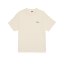 Obey Paper Rose T-Shirt in Cream, 100% cotton 6 oz regular fit tee met Paper Rose rozenprint graphic van Shepard Fairey op voorkant en rug in warme gebroken witte Cream kleur, verkrijgbaar bij Revert 95 Haarlem
