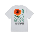 Obey Moves of Life T-Shirt in White, 100% cotton 6 oz regular fit tee met pop art Moves of Life graphic en Obey signature op voorkant en rug van Shepard Fairey, verkrijgbaar bij Revert 95 Haarlem
