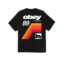 Obey VHS T-Shirt Black, t-shirt van 100% organic cotton met rib knit kraag en retro VHS graphic op de achterkant, regular fit, maten S-XL, verkrijgbaar bij Revert 95 Haarlem
