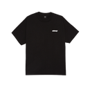 Obey VHS T-Shirt Black, t-shirt van 100% organic cotton met rib knit kraag en retro VHS graphic op de achterkant, regular fit, maten S-XL, verkrijgbaar bij Revert 95 Haarlem