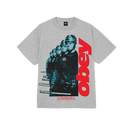 Obey Love Is Brutal Classic T-Shirt, t-shirt met geprinte graphic, regular fit, verkrijgbaar in Heather Grey en Vintage Black, maten S-XL, verkrijgbaar bij Revert 95 Haarlem