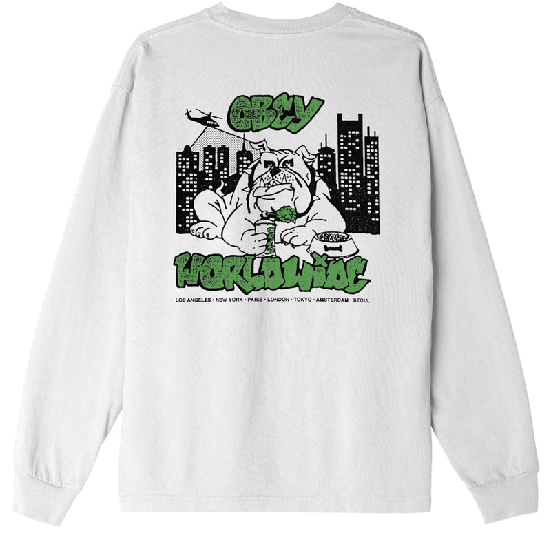 Bestel de Obey Obey city watch dog Longsleeve veilig, gemakkelijk en snel bij Revert 95. Check onze website voor de gehele Obey collectie, of kom gezellig langs bij onze winkel in Haarlem.	