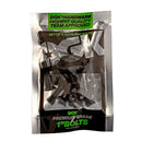DGK Premium Bolts 1 inch Phillips, set van 8 zwarte Phillips head montagebouten en moeren voor skateboard trucks, verkrijgbaar bij Revert 95 Haarlem